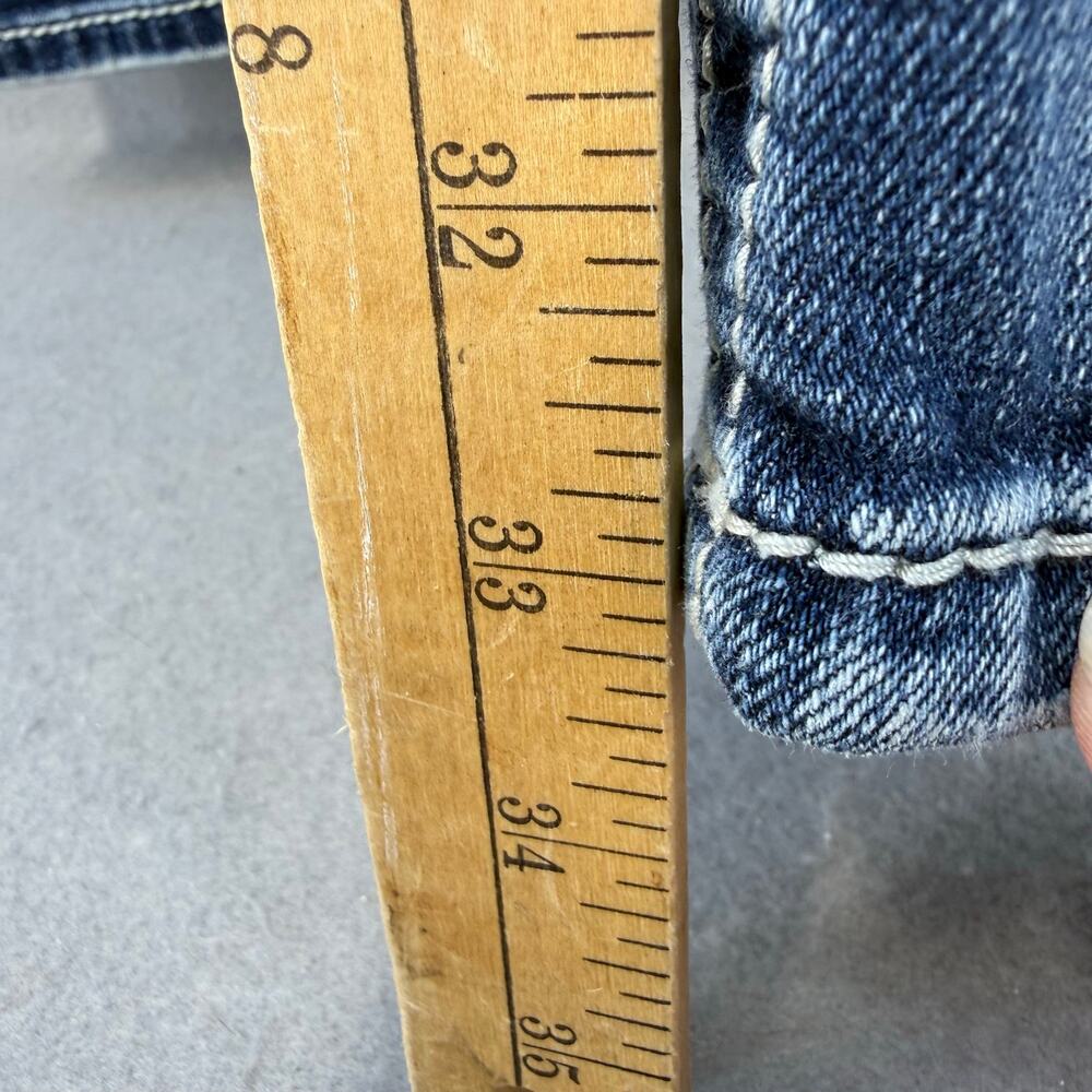 Miss Me Jeans Women's 27x35 (4) Standard Boot Angel Wings Embellished EUC - Picture 14 of 15